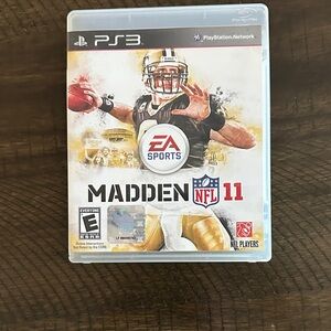Madden NFL 11 PS3 Game - - Gold and Black